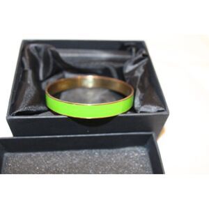 Kate Spade Green/Gold: "Grass is Always Greener" Bangle Bracelet